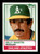 1983 Topps #156 Billy Martin MG VG Oakland Athletics 