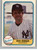 1981 Fleer #84 Dick Howser MG VG New York Yankees 
