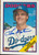 Len Matuszek Autographed 1988 Topps #92 Los Angeles Dodgers Card