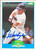 John Kruk Autographed 1989 Score #148 San Diego Padres Card