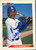 Juan Samuel Autographed 1992 Bowman #253 Los Angeles Dodgers Card