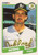 1990 Fleer #2 Todd Burns VG Oakland Athletics 