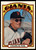 1972 Topps #129 Charlie Fox MG VG San Francisco Giants 