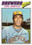 1977 Topps #651 Von Joshua VG Milwaukee Brewers 