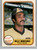 1981 Fleer #506 Willie Montanez UER VG San Diego Padres 