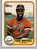 1981 Fleer #437 Terry Whitfield VG San Francisco Giants 