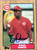 Eric Davis Autographed 1987 Topps Tiffany #412