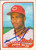 Jose Rijo Autographed 1989 Topps #135 Cincinnati Reds Card
