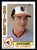 1984 Topps #21 Joe Altobelli MG VG Baltimore Orioles 