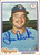 Len Barker Autographed 1978 Topps #634 Texas Rangers Card 