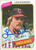 Len Barker Autographed 1980 Topps #227 Cleveland Indians Card 