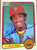 Willie McGee Autographed 1983 Donruss #190 Rookie Card St. Louis Cardinals Card
