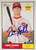 Drew Stubbs Autographed 2010 Topps Heritage #156 Rookie Card 