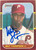SOLD 119356 Milt Thompson Autographed 1987 Donruss Opening Day #154