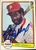 Garry Maddox Autographed 1982 Donruss #315 Philadelphia Phillies Card