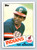 1985 Topps #533 Tony Bernazard VG Cleveland Indians 