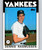 1986 Topps #301 Dennis Rasmussen VG New York Yankees 