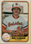 1981 Fleer #171 Mike Flanagan VG Baltimore Orioles 