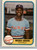 1981 Fleer #617 Mickey Rivers VG Texas Rangers 