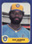 1986 Fleer #482 Ray Burris VG Milwaukee Brewers 