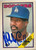 SOLD 6350 Alfredo Griffin Autographed 1988 Topps Traded Tiffany #43T