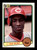 1983 Donruss #169 Eddie Milner VG RC Rookie Cincinnati Reds 
