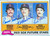 Bruce Hurst, Keith MacWhorter & Reid Nichols Autographed 1981 Topps #689