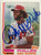 Bake McBride Autographed 1982 Topps #745 Philadelphia Phillies Card