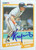Kirt Manwaring Autographed 1990 Fleer #63