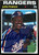 Julio Franco Autographed 1991 SCD Baseball Card Price Guide Monthly #57