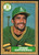 1987 Topps #161 Steve Ontiveros NM-MT Oakland Athletics 