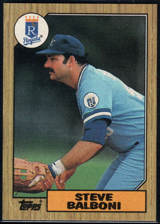 1987 Topps #240 Steve Balboni NM-MT Kansas City Royals 