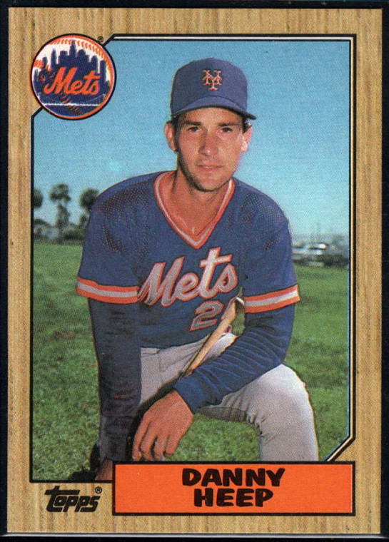 1987 Topps #241 Danny Heep NM-MT New York Mets 