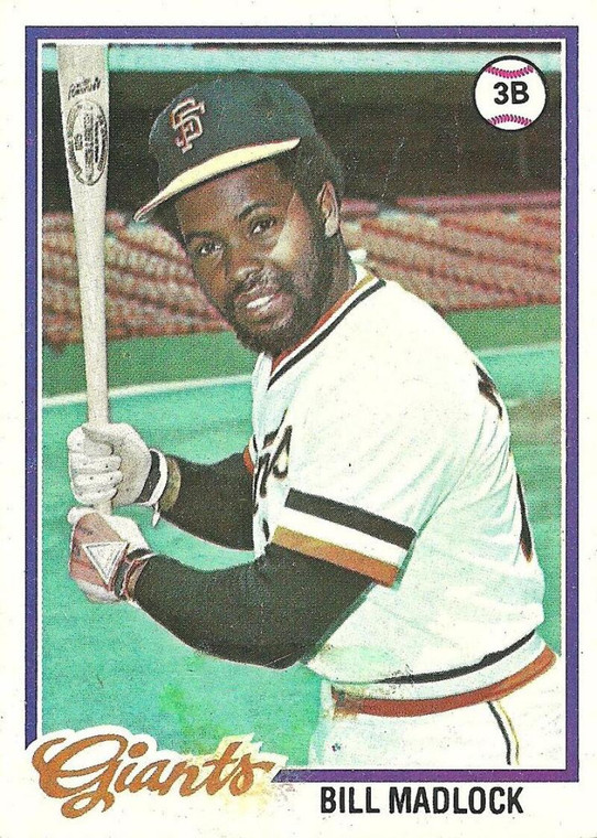 1978 Topps #410 Bill Madlock COND San Francisco Giants 