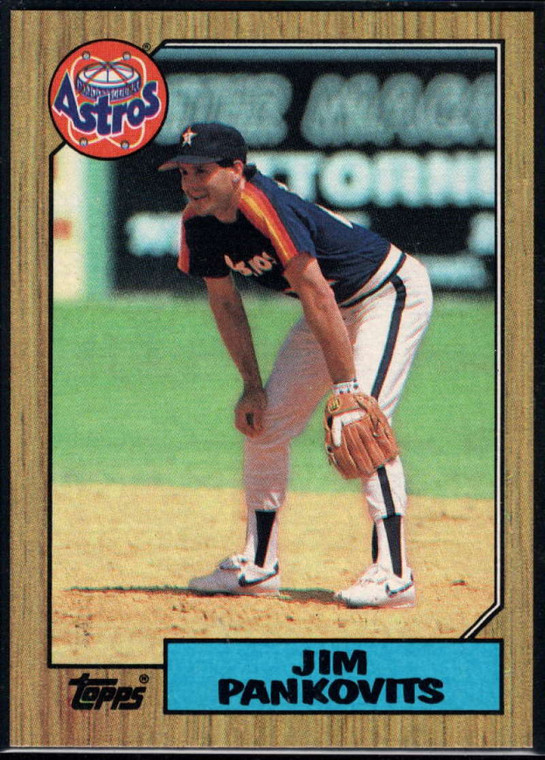 1987 Topps #249 Jim Pankovits NM-MT Houston Astros 