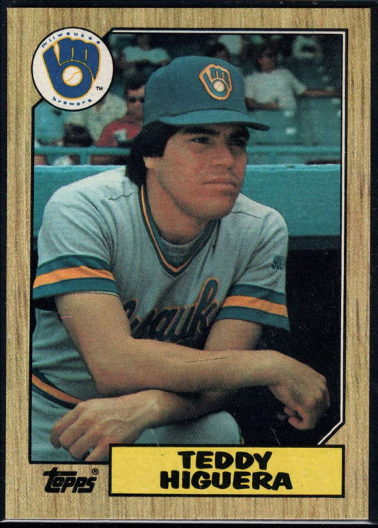 1987 Topps #250 Teddy Higuera NM-MT Milwaukee Brewers 