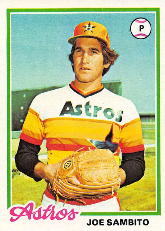 1978 Topps #498 Joe Sambito VG Houston Astros 