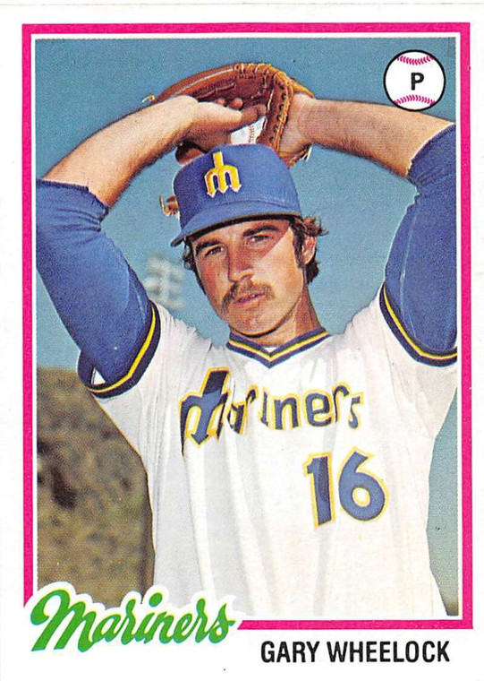 1978 Topps #596 Gary Wheelock VG Seattle Mariners 