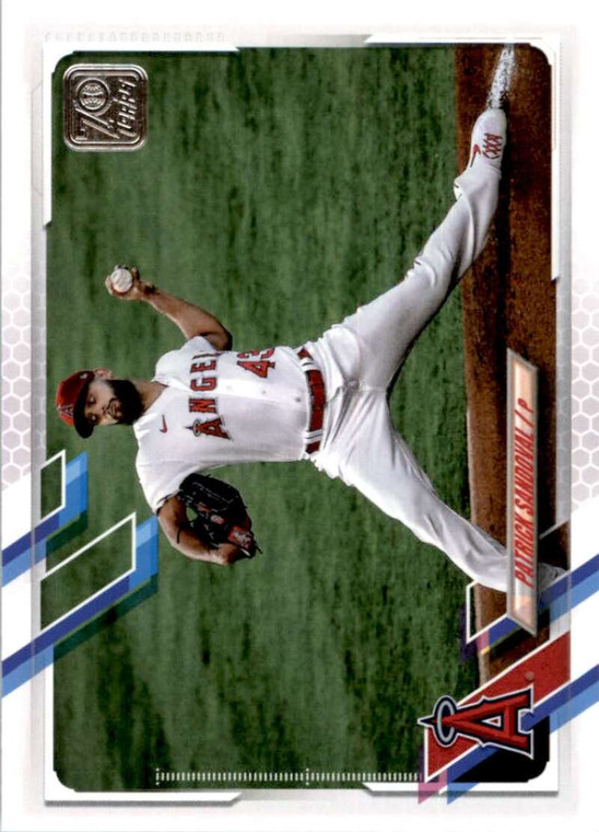 2021 Topps #16 Patrick Sandoval VG Los Angeles Angels 