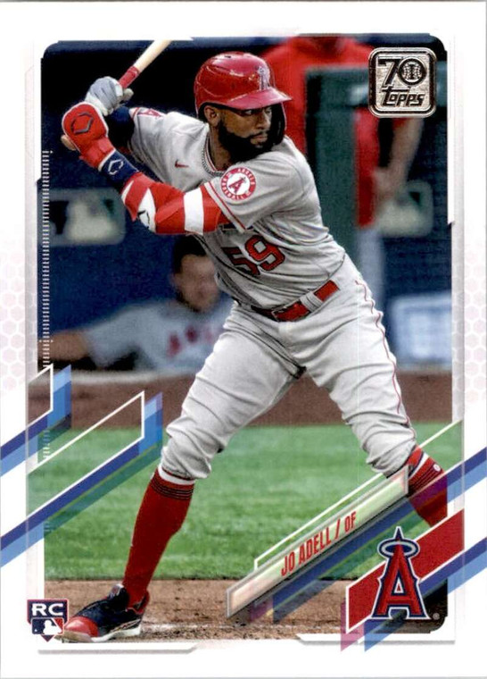 2021 Topps #43 Jo Adell VG RC Rookie Los Angeles Angels 