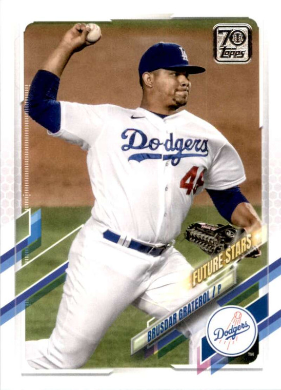 2021 Topps #85 Brusdar Graterol VG Los Angeles Dodgers 