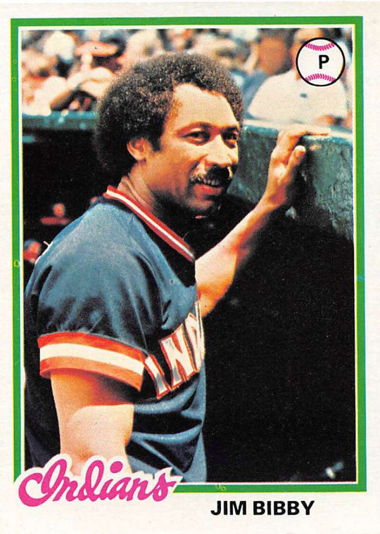 1978 Topps #636 Jim Bibby VG Cleveland Indians 
