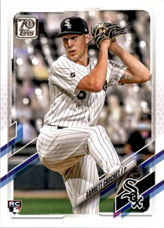 2021 Topps #362 Garrett Crochet VG RC Rookie Chicago White Sox 