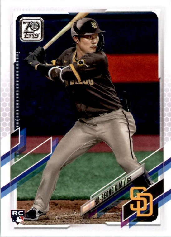 2021 Topps #398 Ha-Seong Kim VG RC Rookie San Diego Padres 