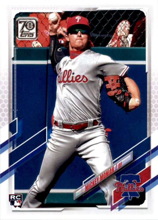 2021 Topps #457 Mickey Moniak VG RC Rookie Philadelphia Phillies 