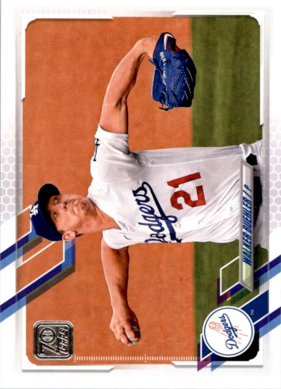 2021 Topps #466 Walker Buehler VG Los Angeles Dodgers 