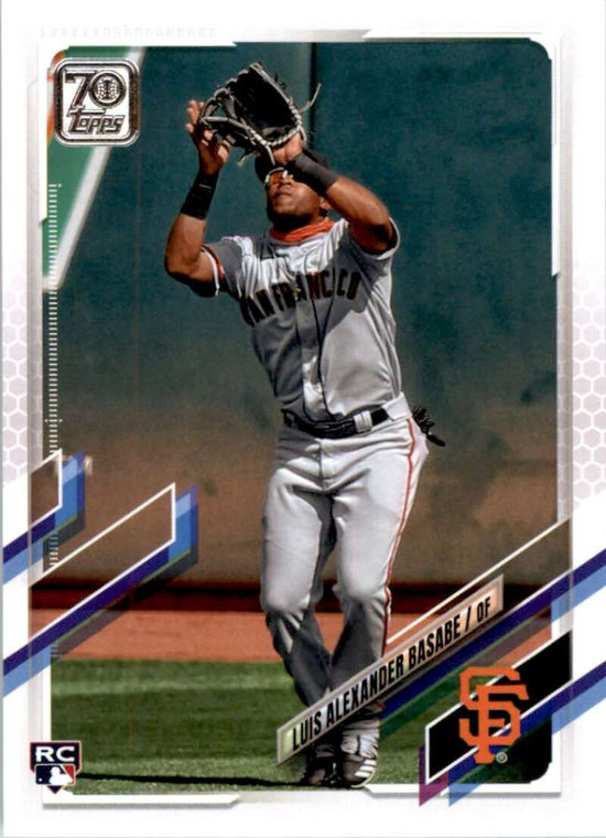 2021 Topps #548 Luis Alexander Basabe VG RC Rookie San Francisco Giants 