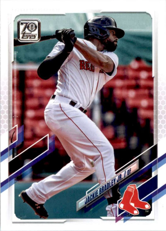2021 Topps #568 Jackie Bradley Jr. VG Boston Red Sox 