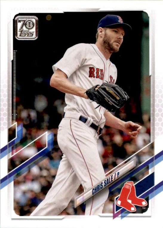 2021 Topps #609 Chris Sale VG Boston Red Sox 