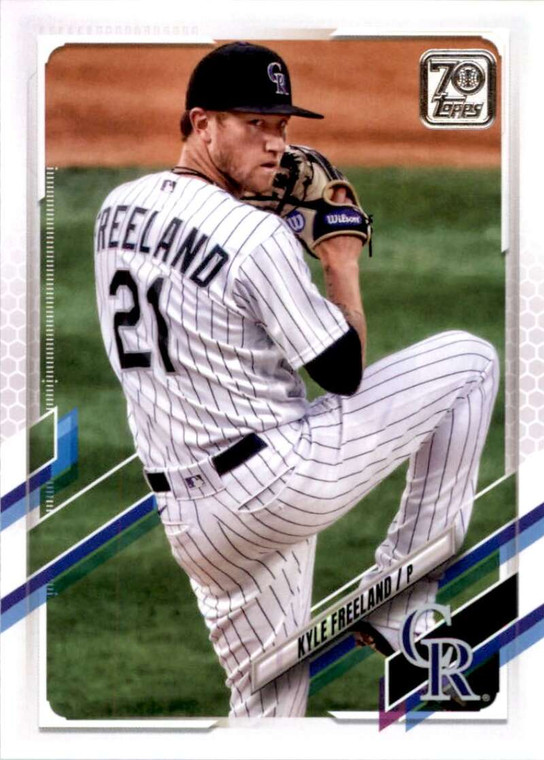 2021 Topps #615 Kyle Freeland VG Colorado Rockies 
